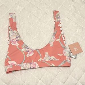 Floral Bikini Top sz x-small